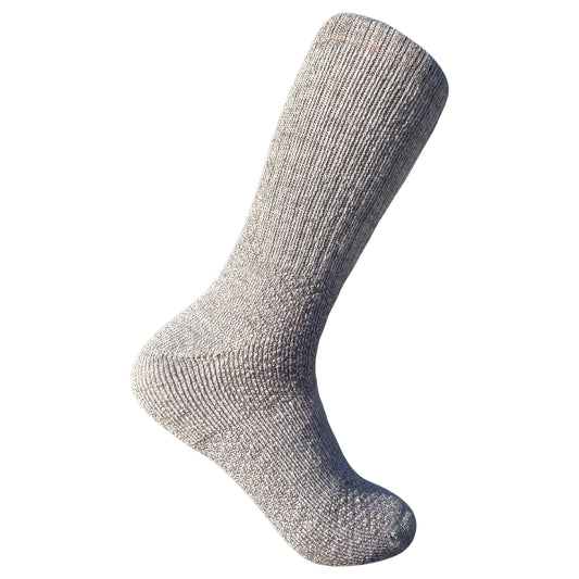 Baby Alpaca Hiking Socks – Crew – Light Grey